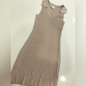 Short nude color dress